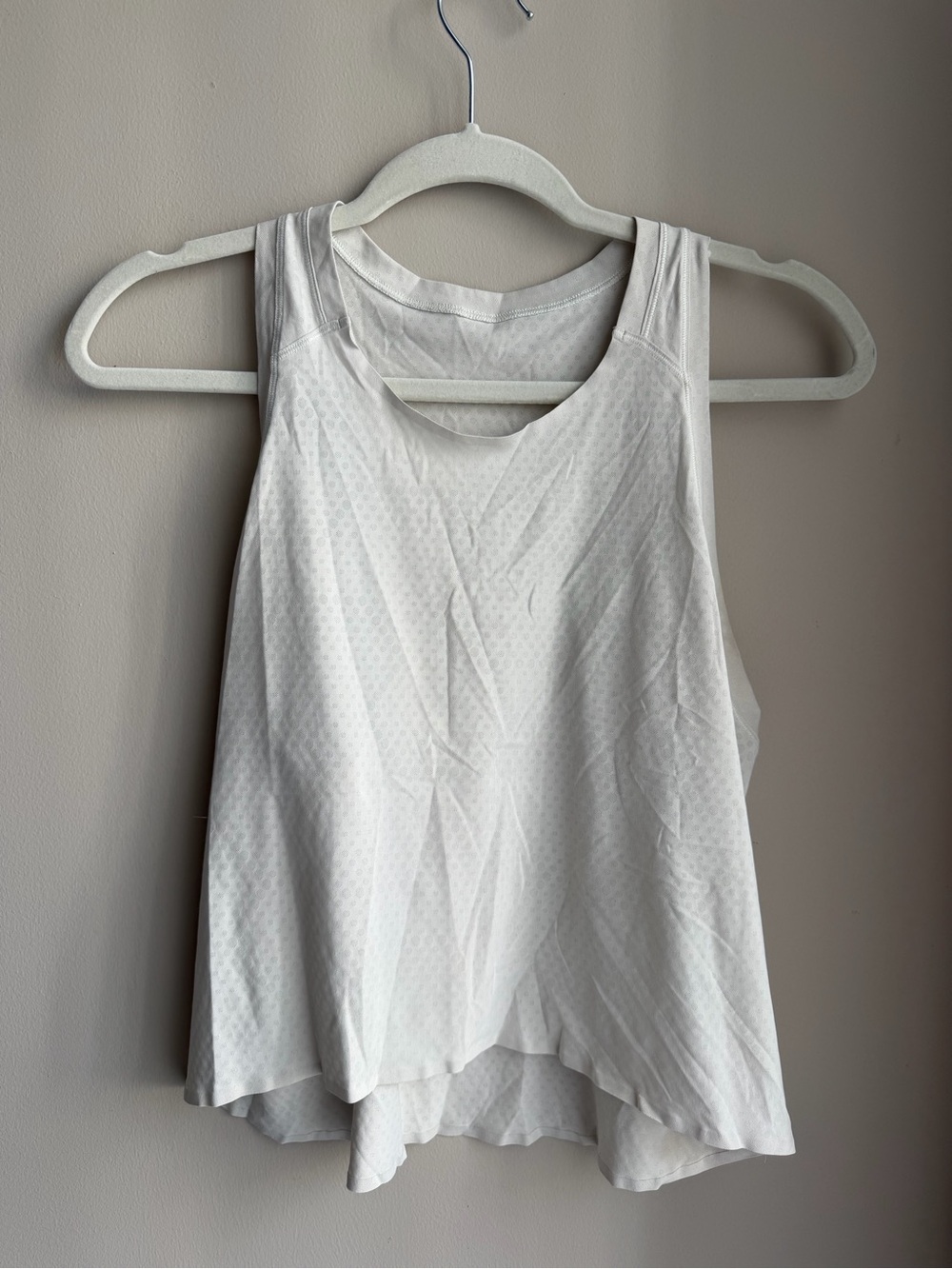 lululemon athletica White Performance Racerback Tank